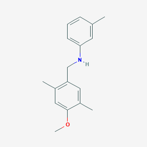 molecular formula C17H21NO B5752908 N-(4-METHOXY-2,5-DIMETHYLBENZYL)-N-(3-METHYLPHENYL)AMINE 