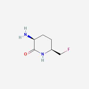 (3S,6S)-6-(Fluoromethyl)-3-aminopiperidin-2-one