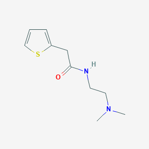 molecular formula C10H16N2OS B5752957 N-[2-(dimethylamino)ethyl]-2-(2-thienyl)acetamide 