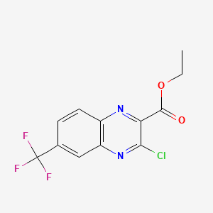 Ethyl 3-chloro-6-(trifluoromethyl)quinoxaline-2-carboxylate