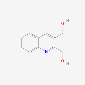 molecular formula C11H11NO2 B057532 2,3-Quinolinedimethanol CAS No. 57032-14-1