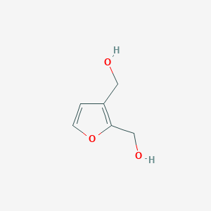 molecular formula C6H8O3 B057533 2,3-二(羟甲基)呋喃 CAS No. 294857-25-3