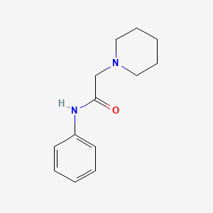 molecular formula C13H18N2O B5753365 1-Piperidineacetanilide CAS No. 4671-97-0