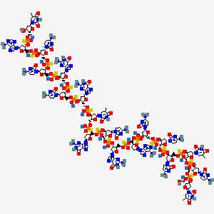 molecular formula C172H204N62Na17O91P17S17 B575353 Unii-85J5ZP6ysl CAS No. 190977-41-4