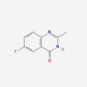 molecular formula C9H7FN2O B575356 6-Fluoro-2-methylquinazolin-4-ol CAS No. 194473-04-6
