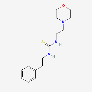 molecular formula C15H23N3OS B5753665 N-(2-MORPHOLINOETHYL)-N'-PHENETHYLTHIOUREA 