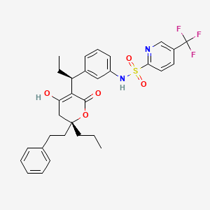 molecular formula C31H33F3N2O5S B575369 Tipranavir isomer CAS No. 174590-27-3