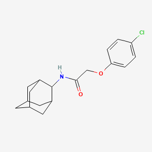 molecular formula C18H22ClNO2 B5753695 N-(2-adamantyl)-2-(4-chlorophenoxy)acetamide 