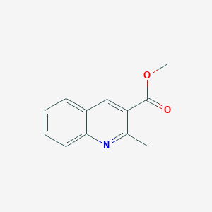 molecular formula C12H11NO2 B057537 Methyl 2-methylquinoline-3-carboxylate CAS No. 30160-03-3