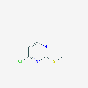 molecular formula C6H7ClN2S B057538 4-Chloro-6-methyl-2-(methylthio)pyrimidine CAS No. 17119-73-2