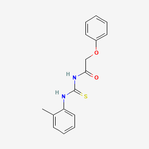 molecular formula C16H16N2O2S B5753938 N-[(2-methylphenyl)carbamothioyl]-2-phenoxyacetamide 