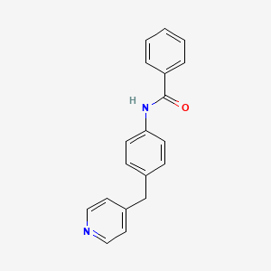 molecular formula C19H16N2O B5754279 N-(4-(Pyridin-4-ylmethyl)phenyl)benzamide CAS No. 73295-33-7