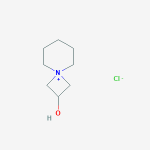 molecular formula C8H16ClNO B057544 4-氮杂螺[3.5]壬烷-2-醇；氯化物 CAS No. 15285-58-2