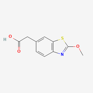(2-Methoxy-1,3-benzothiazol-6-yl)acetic acid