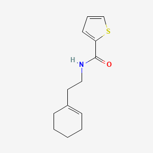 molecular formula C13H17NOS B5754454 N-[2-(cyclohex-1-en-1-yl)ethyl]thiophene-2-carboxamide 