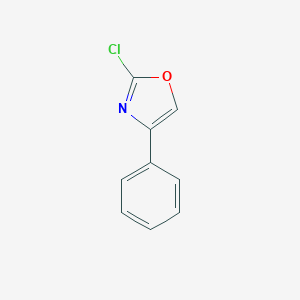 molecular formula C9H6ClNO B057545 2-氯-4-苯基恶唑 CAS No. 445470-08-6