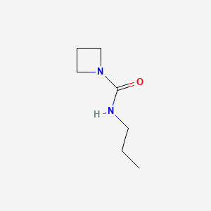 molecular formula C7H14N2O B575450 N-propylazetidine-1-carboxamide CAS No. 164735-74-4