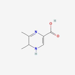 5,6-Dimethyl-4,5-dihydropyrazine-2-carboxylic acid