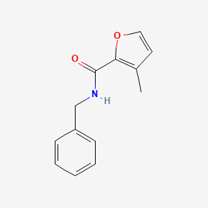 molecular formula C13H13NO2 B5754995 N-benzyl-3-methylfuran-2-carboxamide 