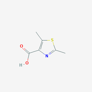 molecular formula C6H7NO2S B057550 2,5-Dimethyl-1,3-thiazole-4-carboxylic acid CAS No. 113366-73-7
