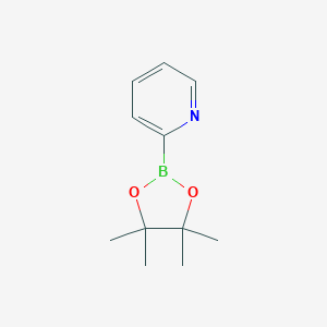 molecular formula C11H16BNO2 B057551 2-(4,4,5,5-Tetramethyl-1,3,2-dioxaborolan-2-yl)pyridine CAS No. 874186-98-8