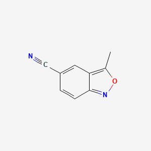 3-Methylbenzo[c]isoxazole-5-carbonitrile