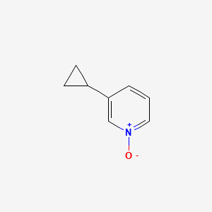 molecular formula C8H9NO B575532 3-Cyclopropylpyridine 1-oxide CAS No. 188918-73-2