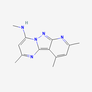 molecular formula C13H15N5 B5756132 N,4,11,13-tetramethyl-3,7,8,10-tetrazatricyclo[7.4.0.02,7]trideca-1,3,5,8,10,12-hexaen-6-amine 