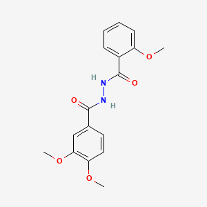 3,4-dimethoxy-N'-(2-methoxybenzoyl)benzohydrazide