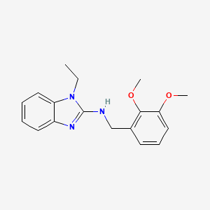 N-(2,3-dimethoxybenzyl)-1-ethyl-1H-benzimidazol-2-amine
