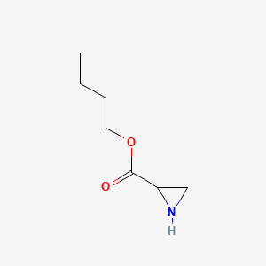 molecular formula C7H13NO2 B575627 Butyl aziridine-2-carboxylate CAS No. 167156-71-0