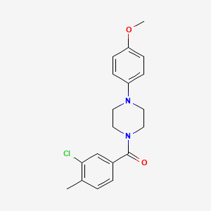 1-(3-chloro-4-methylbenzoyl)-4-(4-methoxyphenyl)piperazine