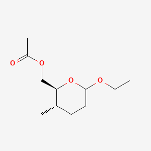 [(2S,3S)-6-ethoxy-3-methyloxan-2-yl]methyl acetate