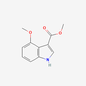 molecular formula C11H11NO3 B575635 Methyl 4-methoxy-1H-indole-3-carboxylate CAS No. 161532-19-0