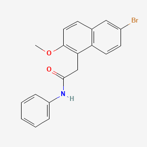 2-(6-bromo-2-methoxy-1-naphthyl)-N-phenylacetamide
