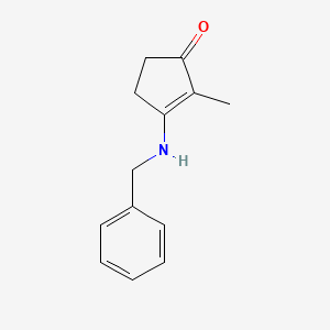 molecular formula C13H15NO B5756413 3-(benzylamino)-2-methylcyclopent-2-en-1-one 
