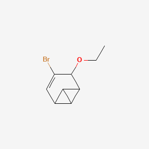 4-Bromo-5-ethoxytricyclo[4.1.0.0~2,7~]hept-3-ene