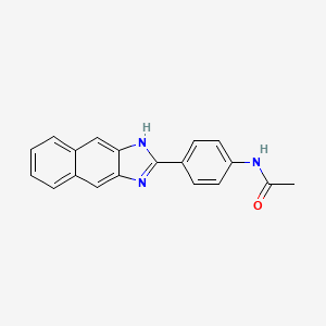molecular formula C19H15N3O B5756642 N-(4-{1H-NAPHTHO[2,3-D]IMIDAZOL-2-YL}PHENYL)ACETAMIDE 