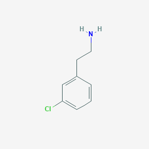 molecular formula C8H10ClN B057567 2-(3-Chlorophenyl)ethylamine CAS No. 13078-79-0