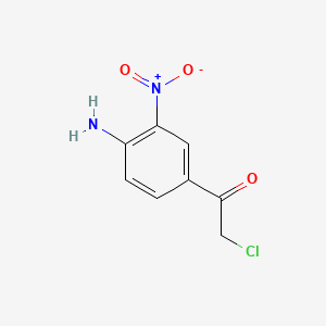 1-(4-Amino-3-nitrophenyl)-2-chloroethan-1-one
