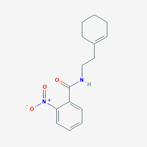 molecular formula C15H18N2O3 B5756891 N-[2-(cyclohex-1-en-1-yl)ethyl]-2-nitrobenzamide 