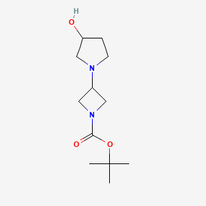 Tert-butyl 3-(3-hydroxypyrrolidin-1-yl)azetidine-1-carboxylate