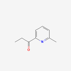 B575699 1-(6-Methylpyridin-2-yl)propan-1-one CAS No. 165126-71-6