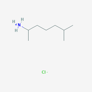 molecular formula C₈H₂₀ClN B057570 2-Amino-6-methylheptane hydrochloride CAS No. 5984-59-8