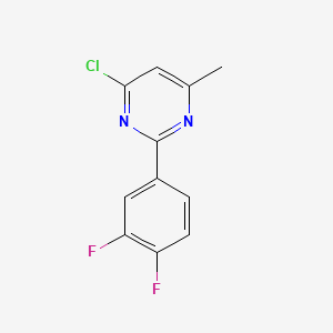 4-Chloro-2-(3,4-difluorophenyl)-6-methylpyrimidine