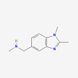 1-(1,2-dimethyl-1H-benzo[d]imidazol-5-yl)-N-methylmethanamine