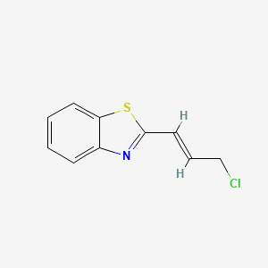 2-[(E)-3-Chloro-1-propenyl]benzothiazole