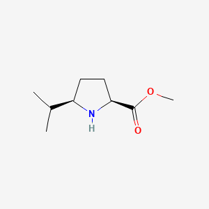 (2S,5R)-Methyl 5-isopropylpyrrolidine-2-carboxylate