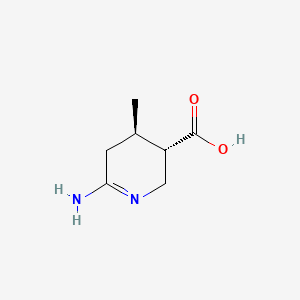 (3S,4R)-6-Amino-4-methyl-2,3,4,5-tetrahydropyridine-3-carboxylic acid
