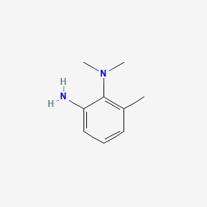 molecular formula C9H14N2 B575770 N1,N1,6-Trimethylbenzene-1,2-diamine CAS No. 183251-81-2